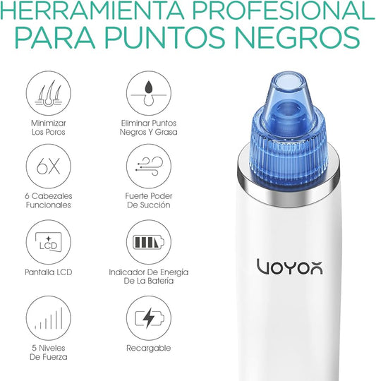 Limpiador Facial de Poros con Succión