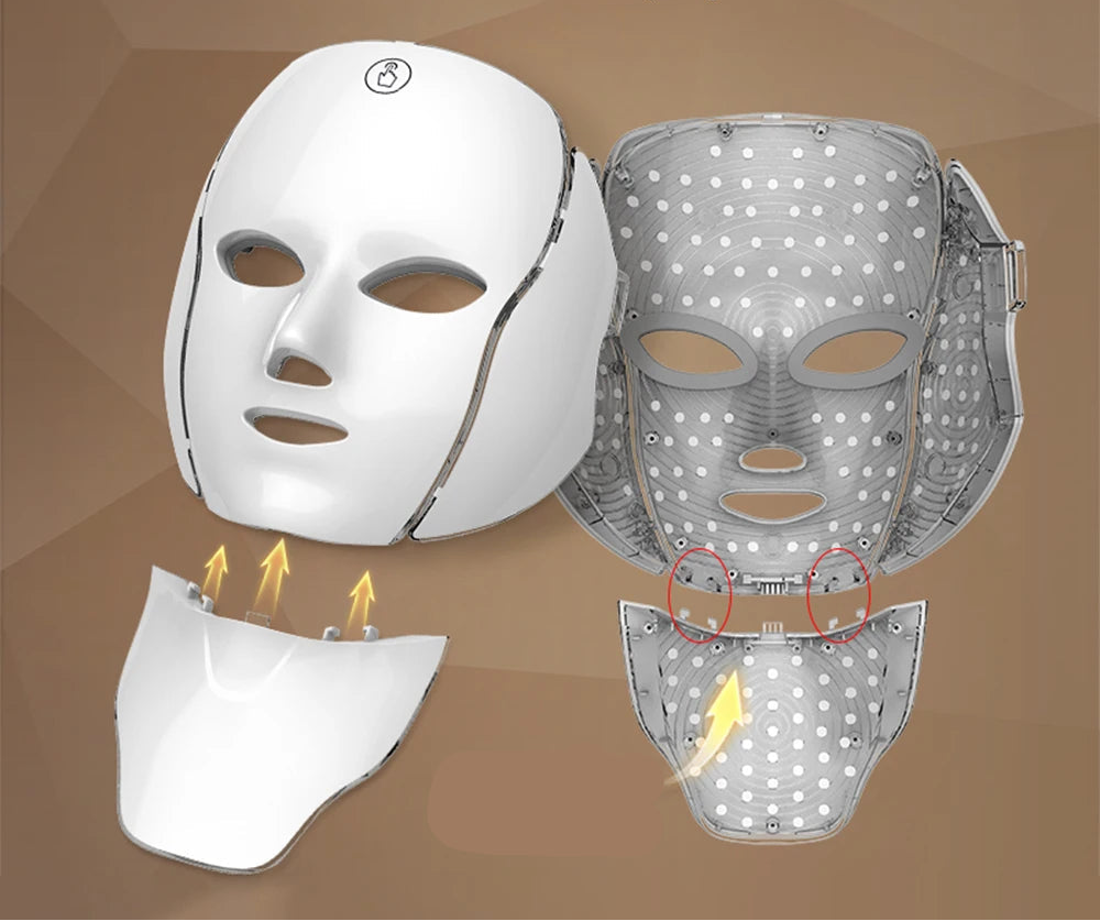 LumiSkin™ – Máscara LED Rejuvenecedora 7 Colores